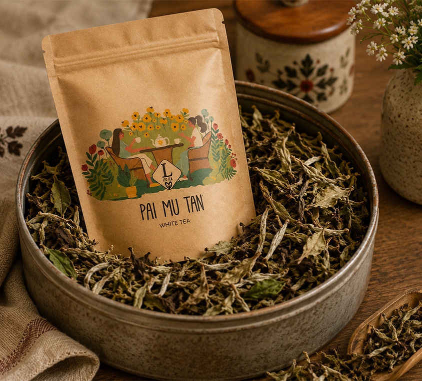 Pai Mu Tan Leo Tea doypack lisciasta biała herbata klasyczna
